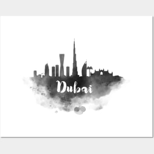 Dubai watercolor Posters and Art